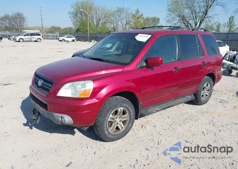 2004 Honda Pilot Ex-L z USA, uszkodzony, nr VIN 2HKYF18664H558816